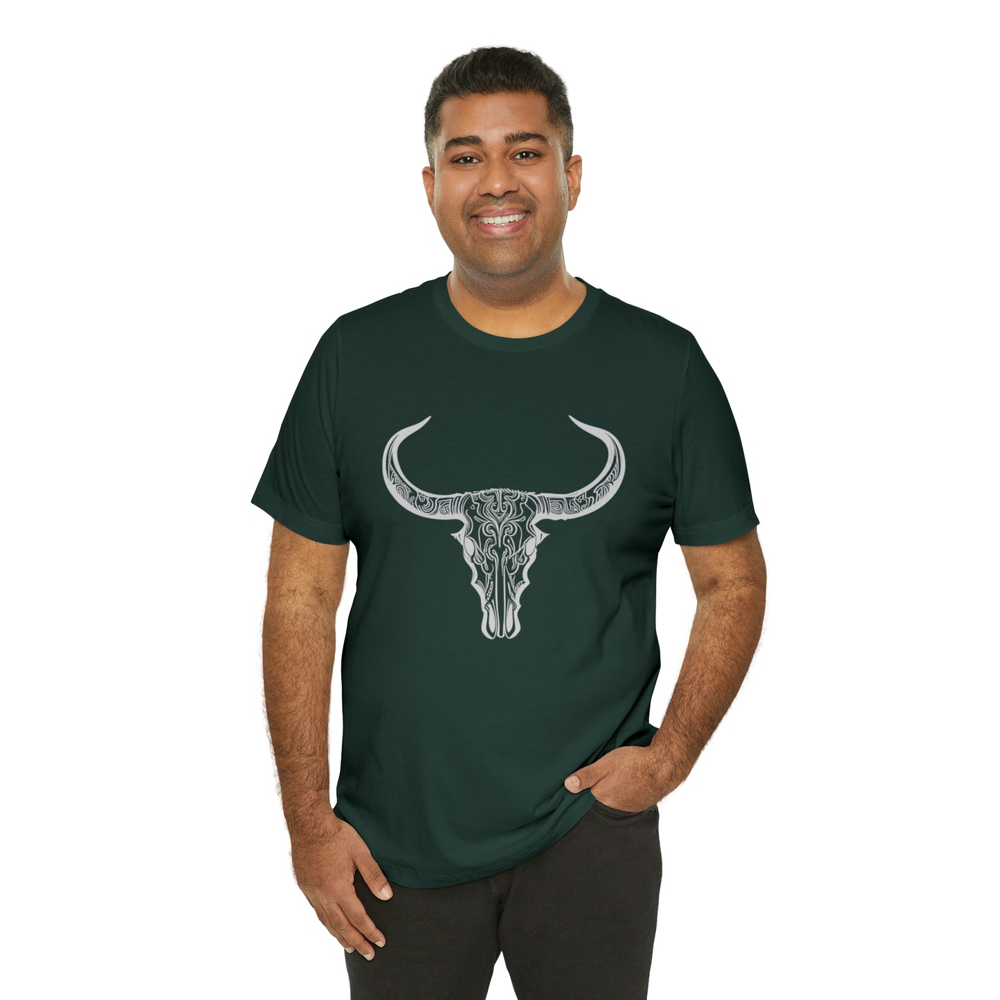 Longhorn Skull Unisex Short Sleeve Tee