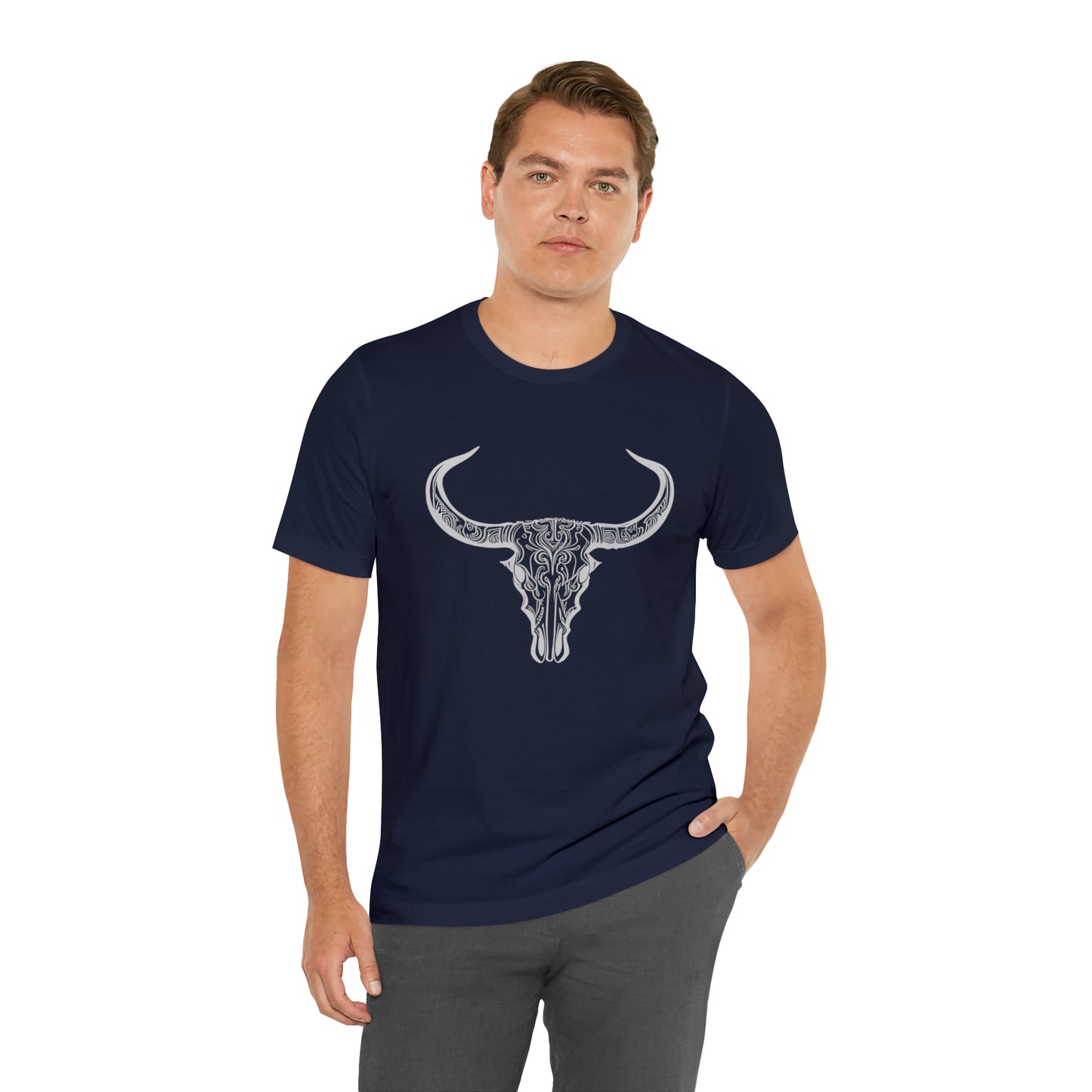 Longhorn Skull Unisex Short Sleeve Tee