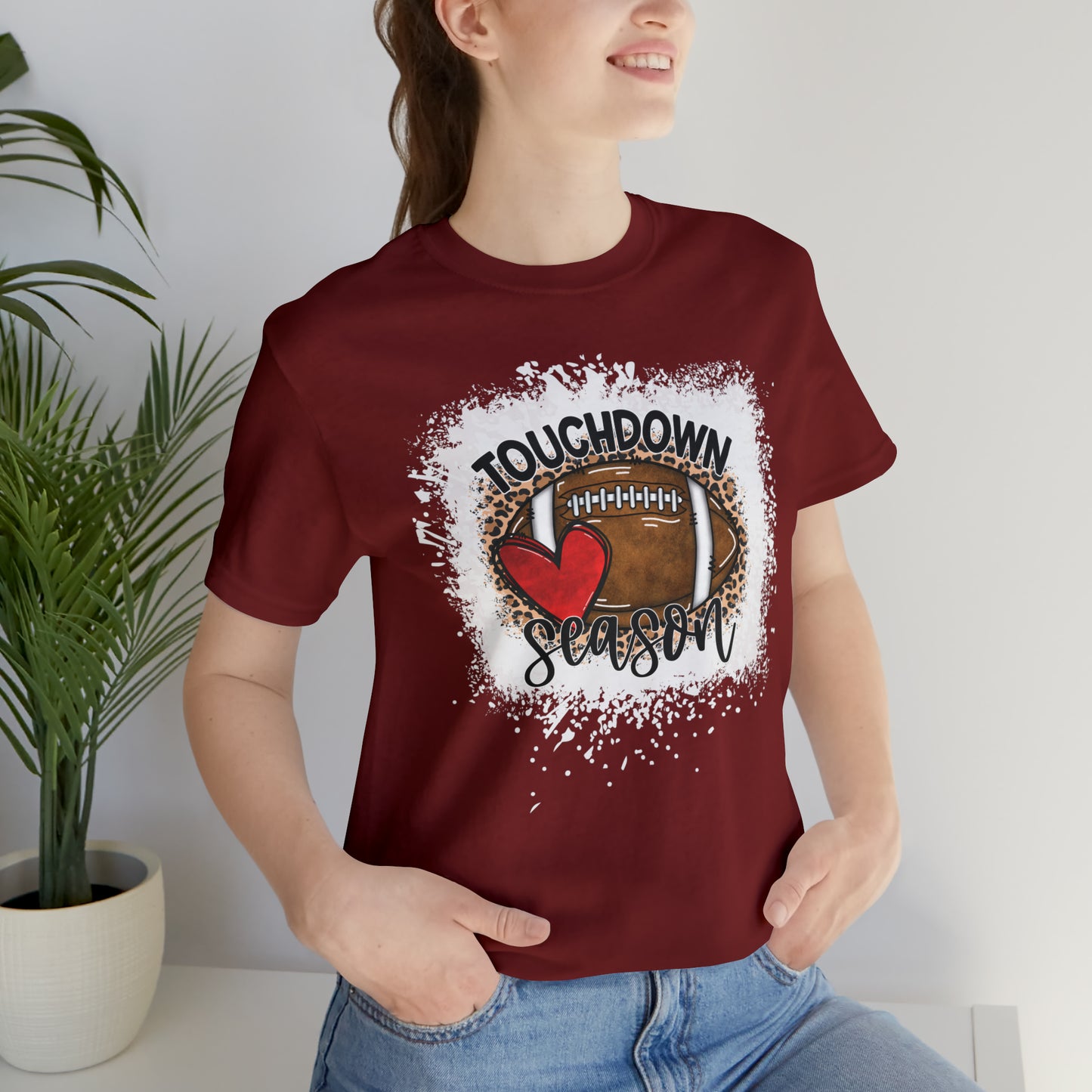 Unisex Touchdown Season Bella Canvas Short Sleeve Tee