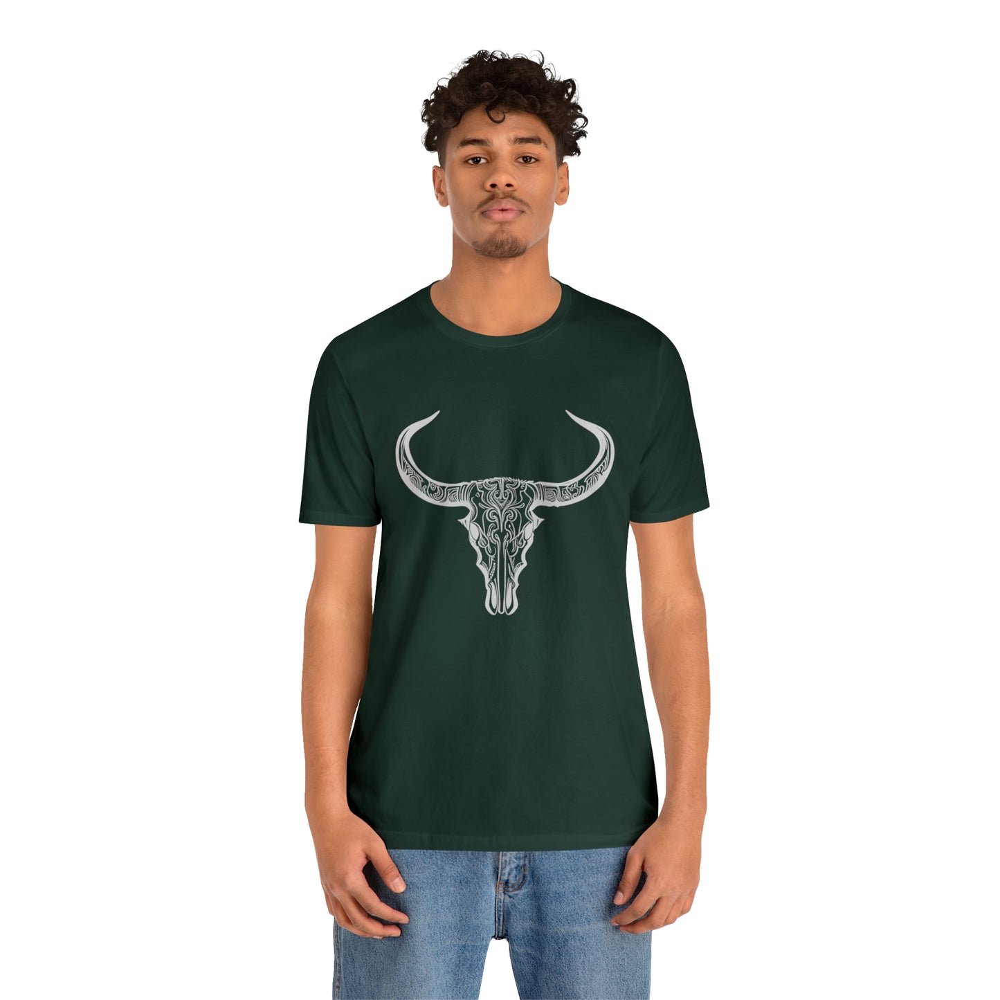 Longhorn Skull Unisex Short Sleeve Tee