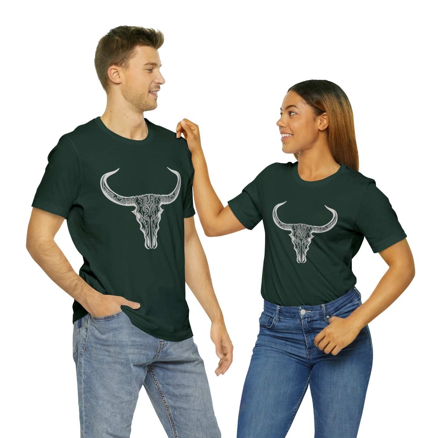 Longhorn Skull Unisex Short Sleeve Tee