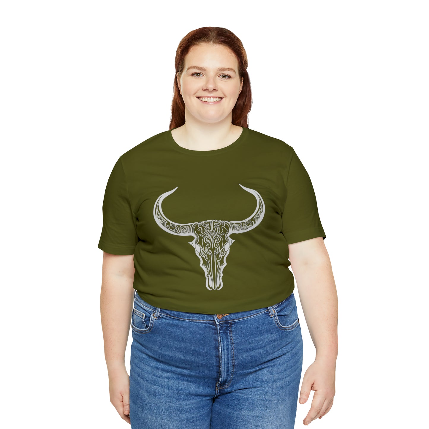 Longhorn Skull Unisex Short Sleeve Tee