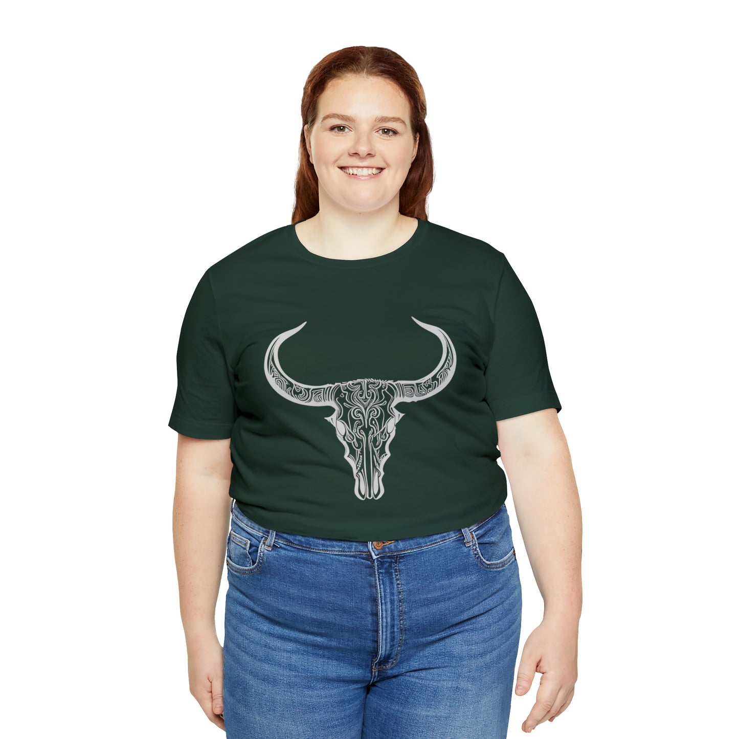 Longhorn Skull Unisex Short Sleeve Tee