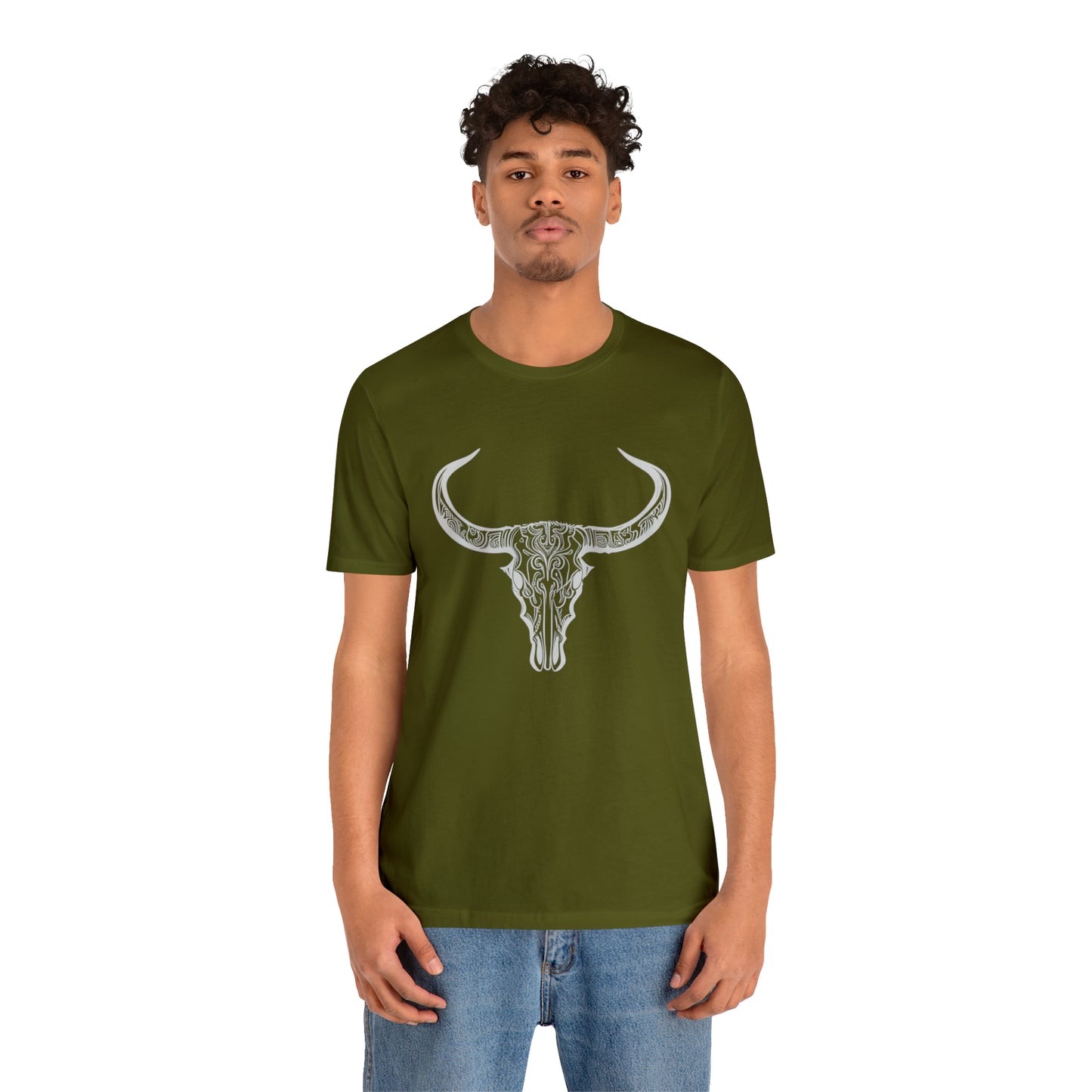 Longhorn Skull Unisex Short Sleeve Tee