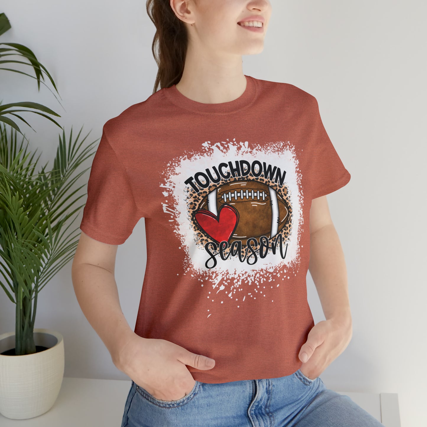 Unisex Touchdown Season Bella Canvas Short Sleeve Tee