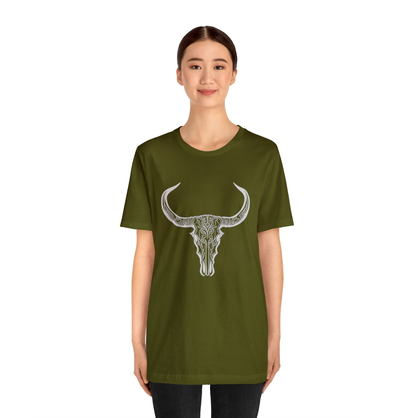 Longhorn Skull Unisex Short Sleeve Tee