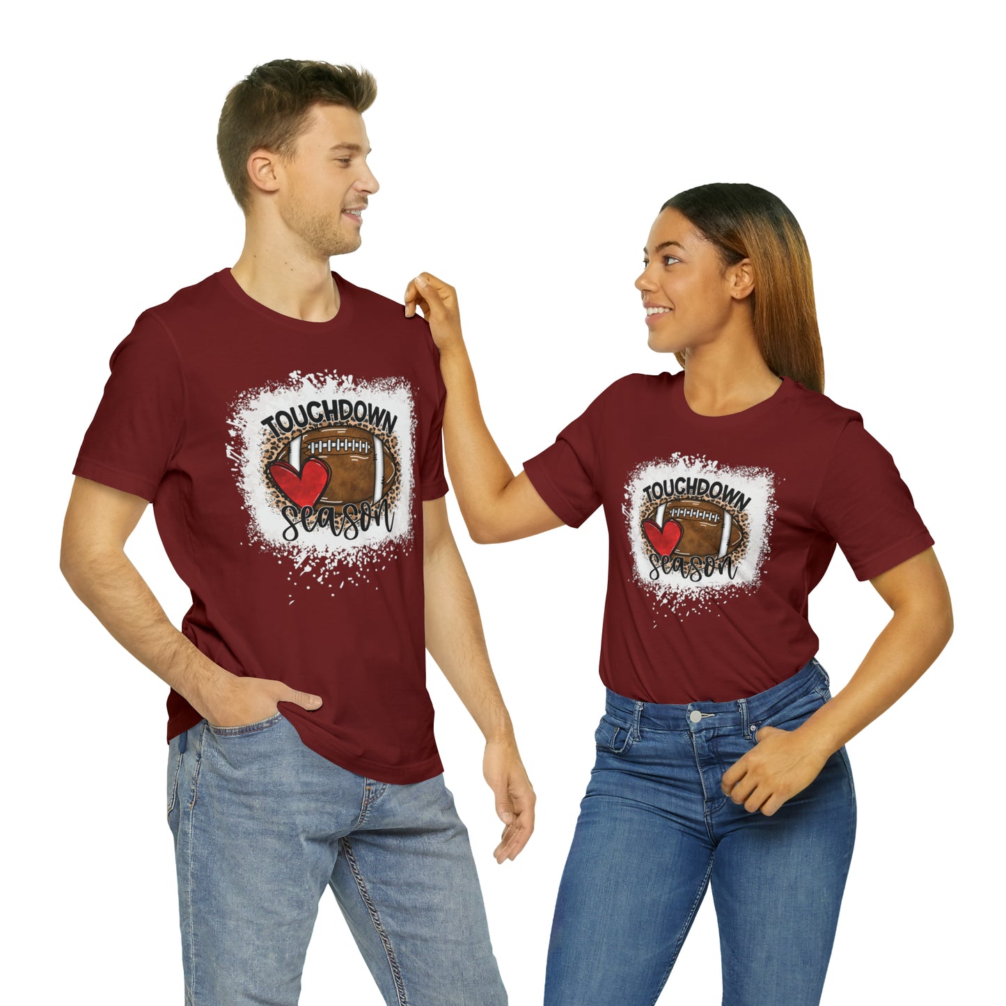 Unisex Touchdown Season Bella Canvas Short Sleeve Tee