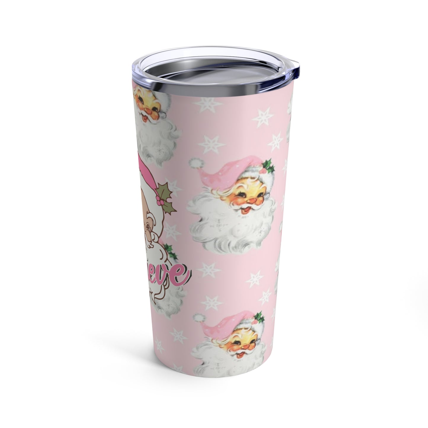 Pink Santa Tumbler 20oz