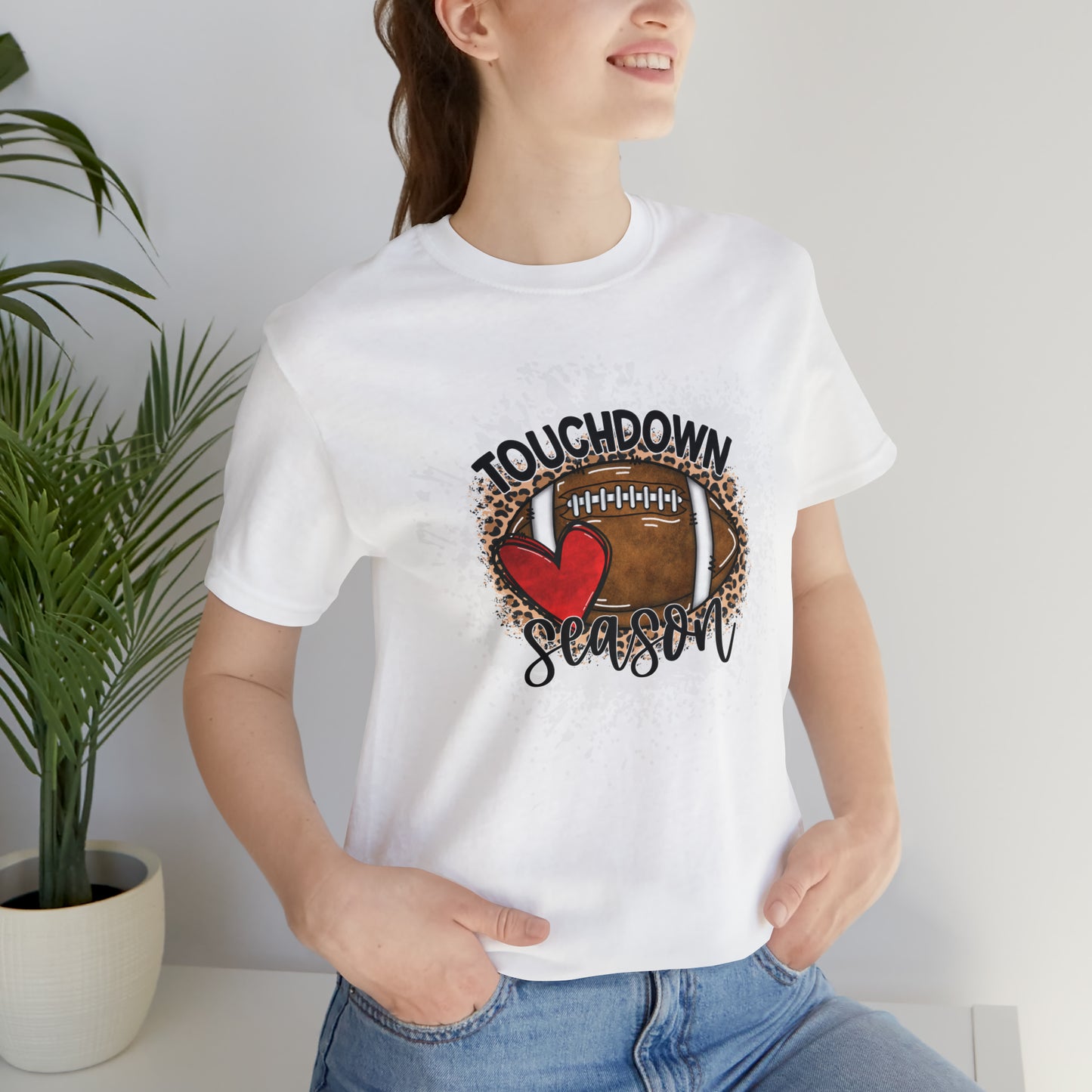 Unisex Touchdown Season Bella Canvas Short Sleeve Tee