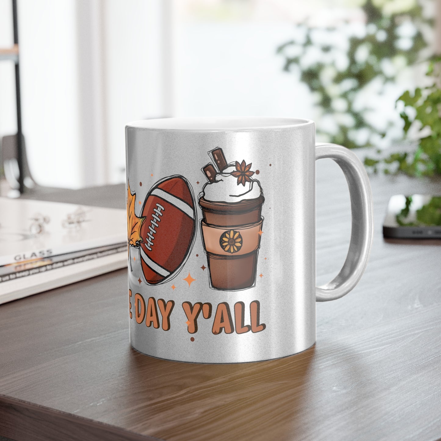Game Day Metallic Mug (Silver\Gold)
