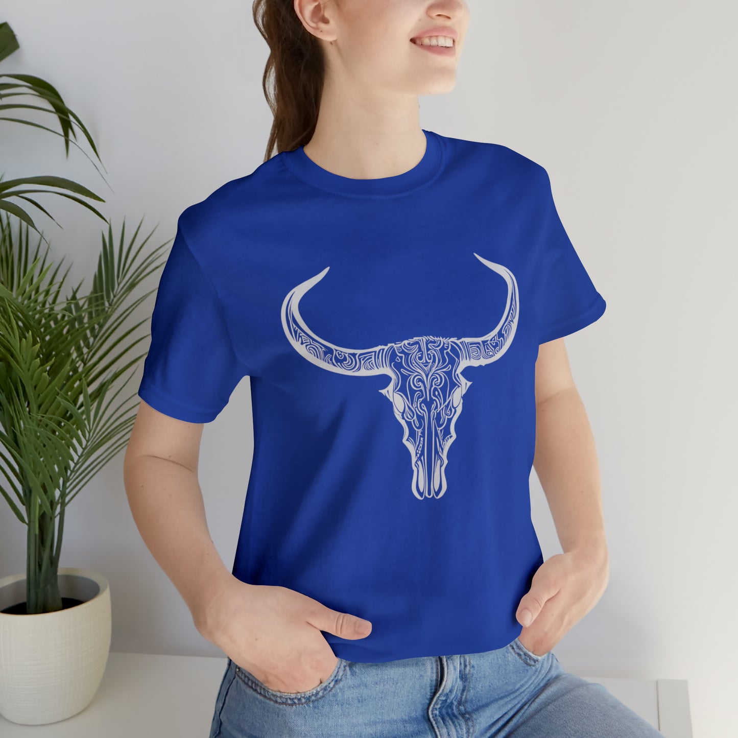 Longhorn Skull Unisex Short Sleeve Tee