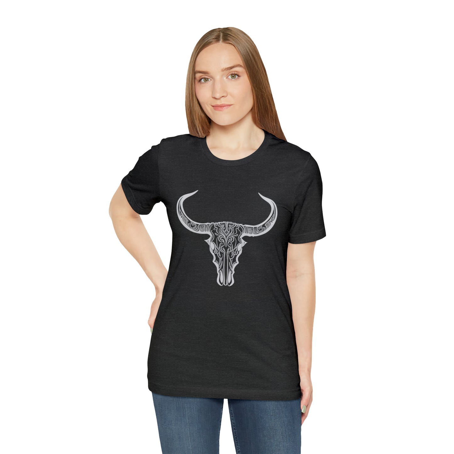Longhorn Skull Unisex Short Sleeve Tee