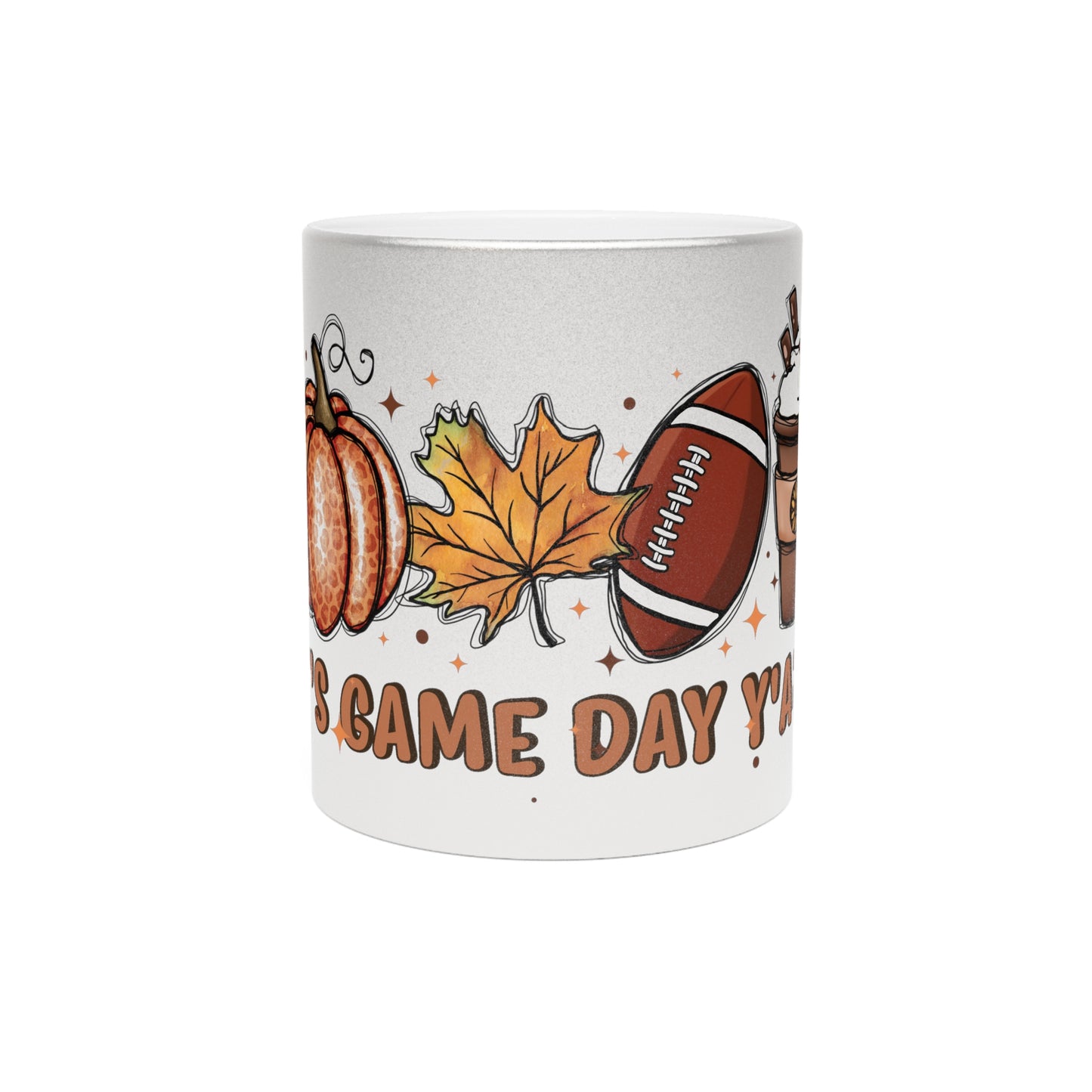 Game Day Metallic Mug (Silver\Gold)