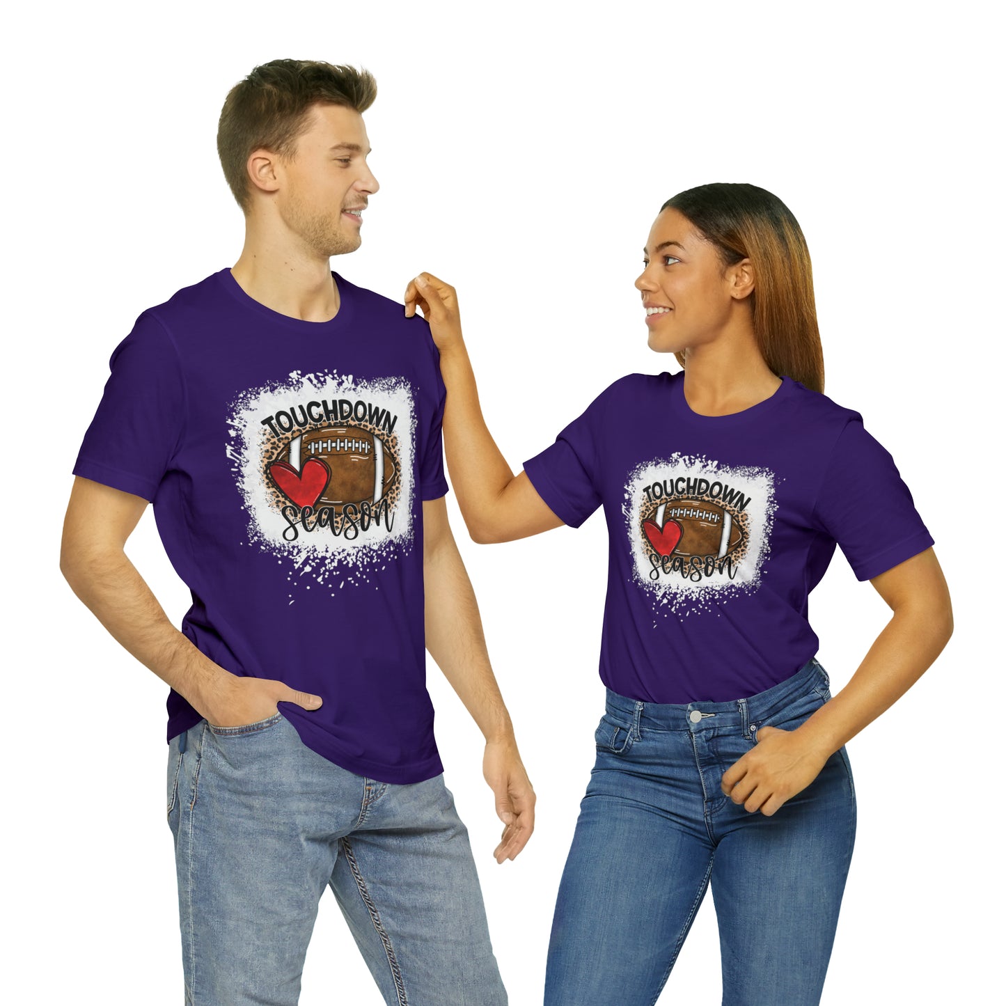 Unisex Touchdown Season Bella Canvas Short Sleeve Tee