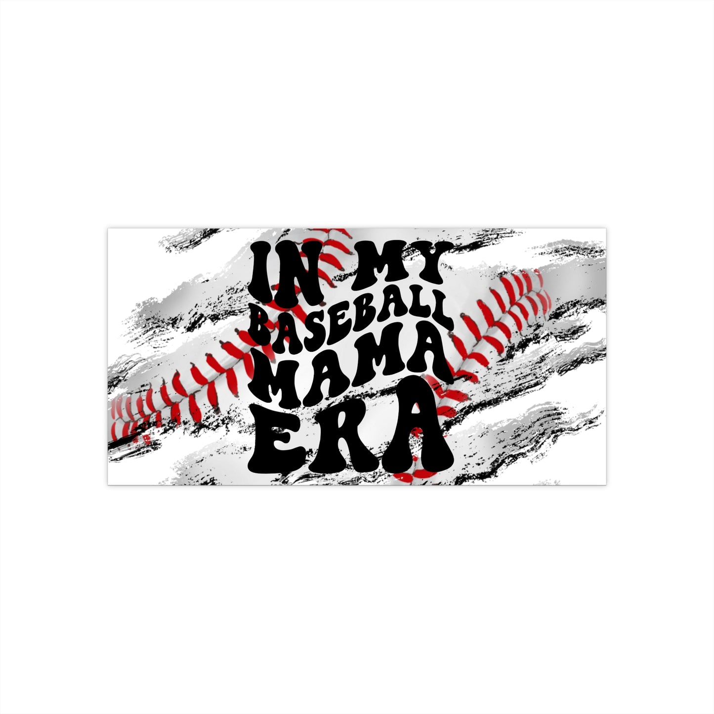 Baseball Mom Era Bumper Sticker
