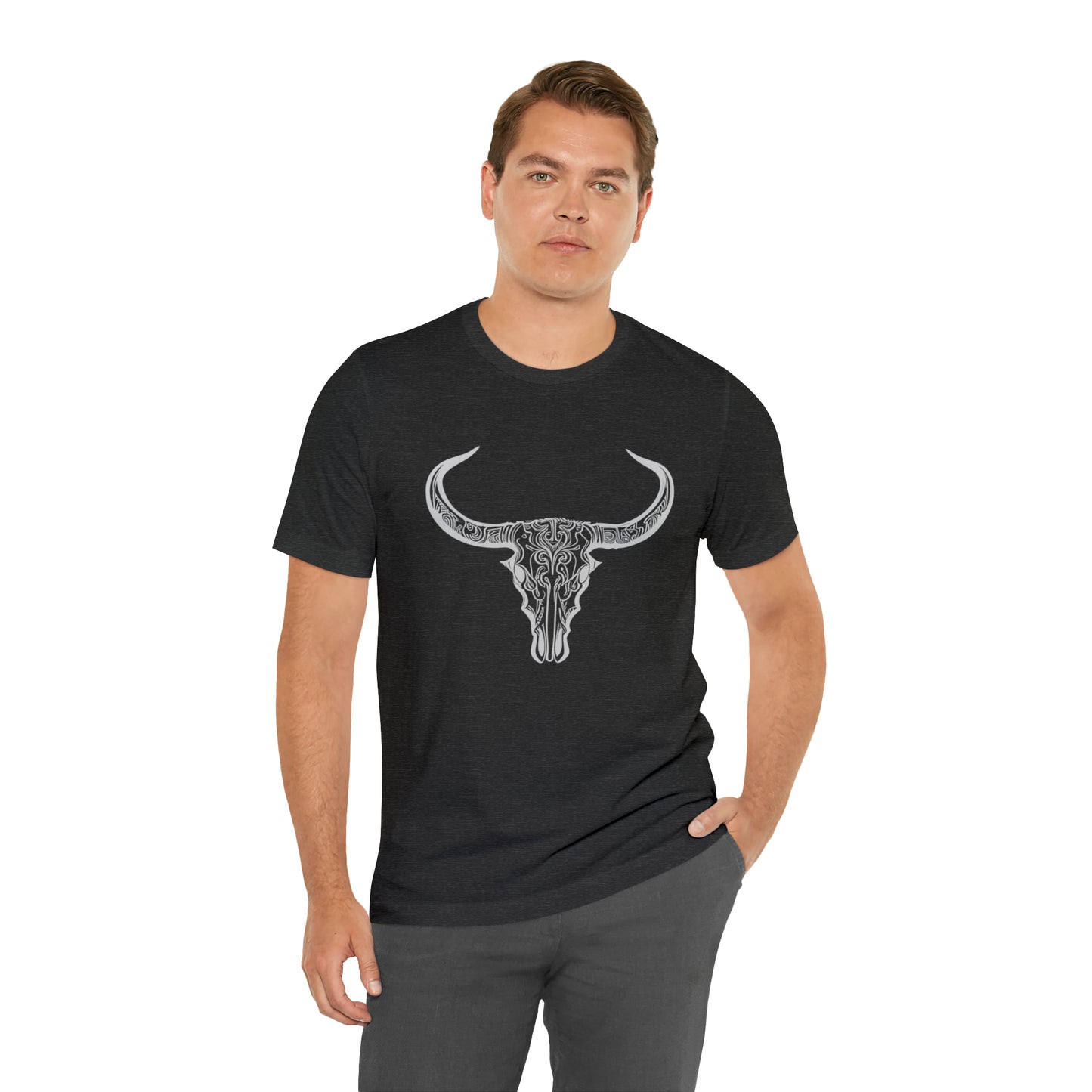 Longhorn Skull Unisex Short Sleeve Tee