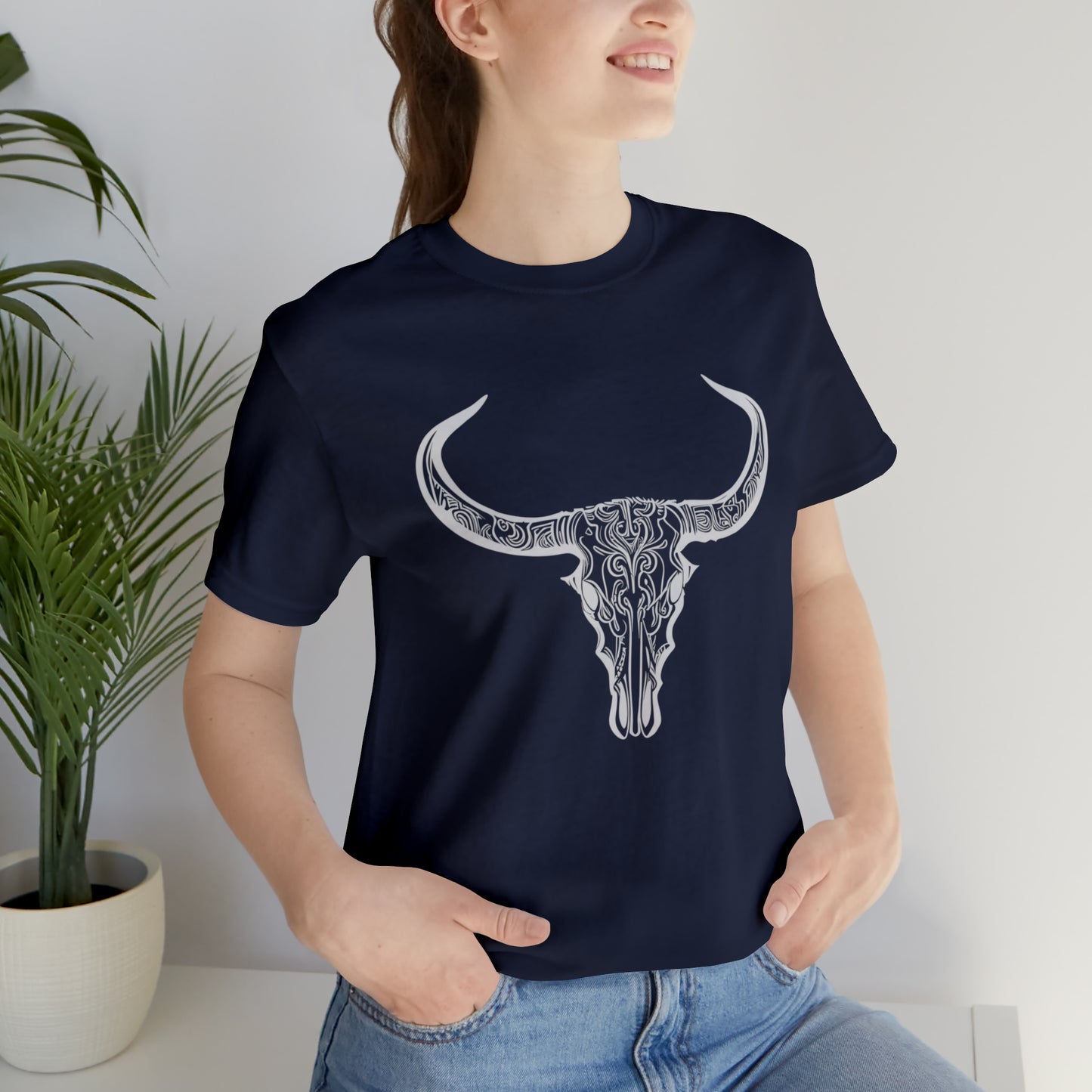 Longhorn Skull Unisex Short Sleeve Tee