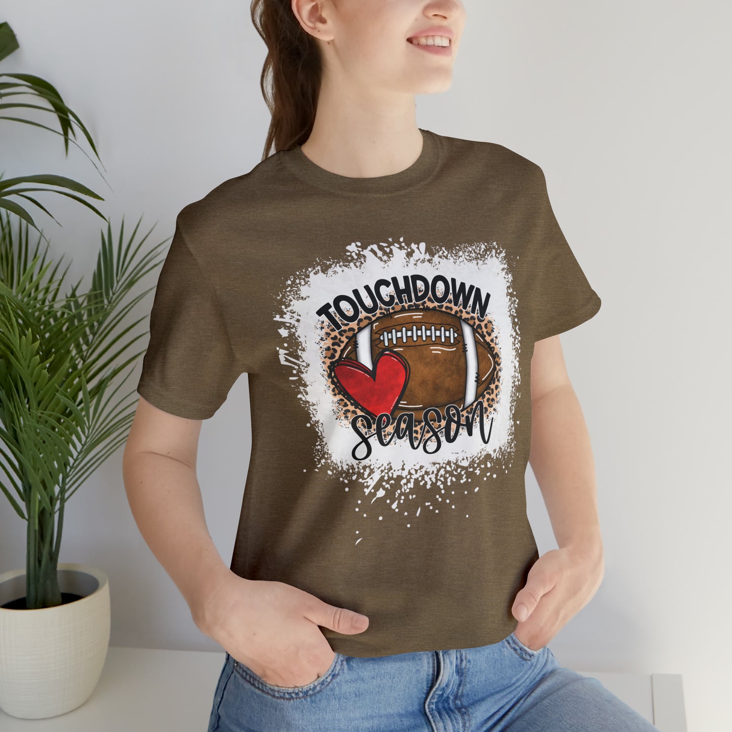 Unisex Touchdown Season Bella Canvas Short Sleeve Tee