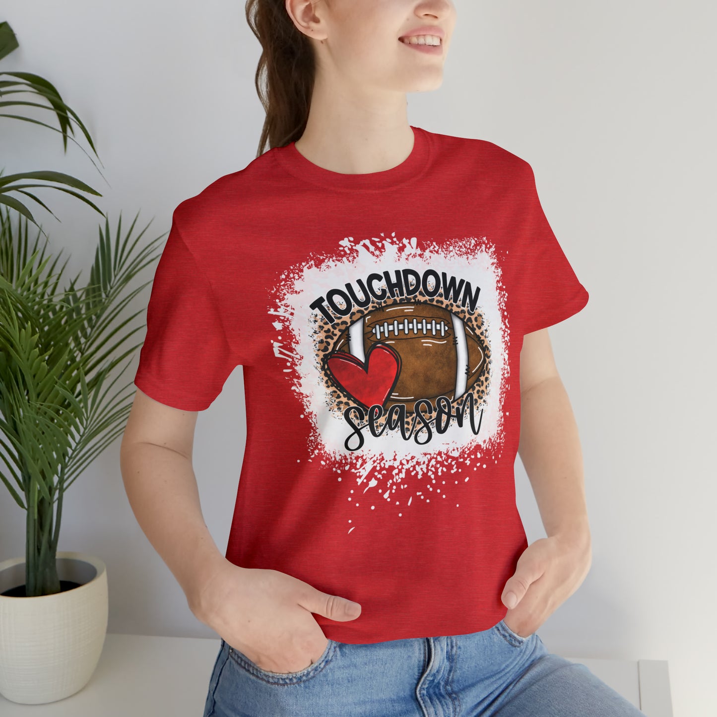 Unisex Touchdown Season Bella Canvas Short Sleeve Tee
