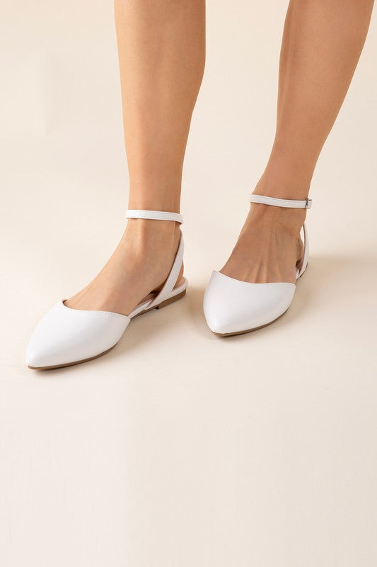 LINDEN ANKLE STRAP FLATS
