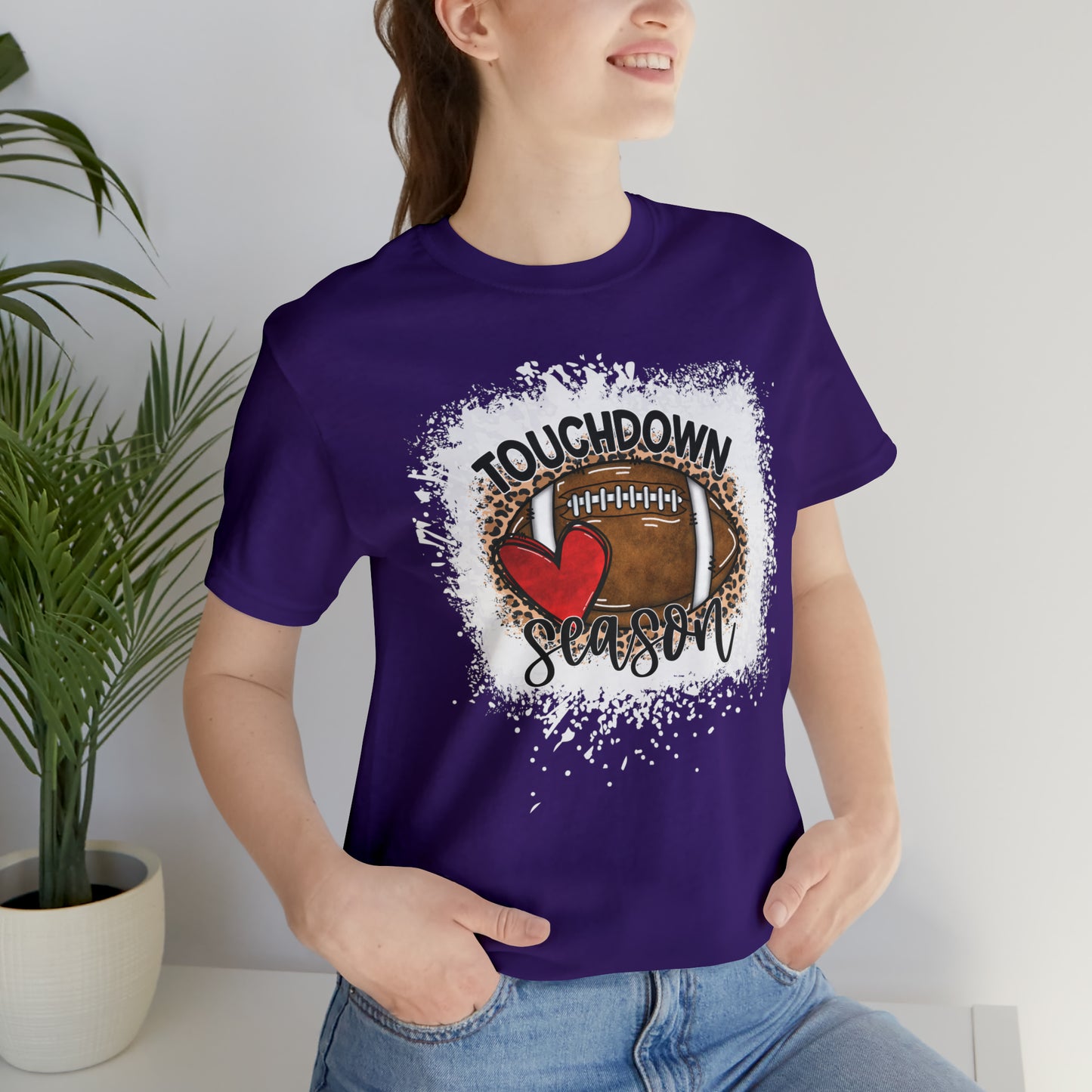 Unisex Touchdown Season Bella Canvas Short Sleeve Tee