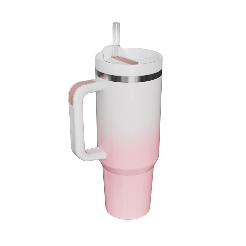 Metallic & Ombre 40oz Tumbler W/ Handle