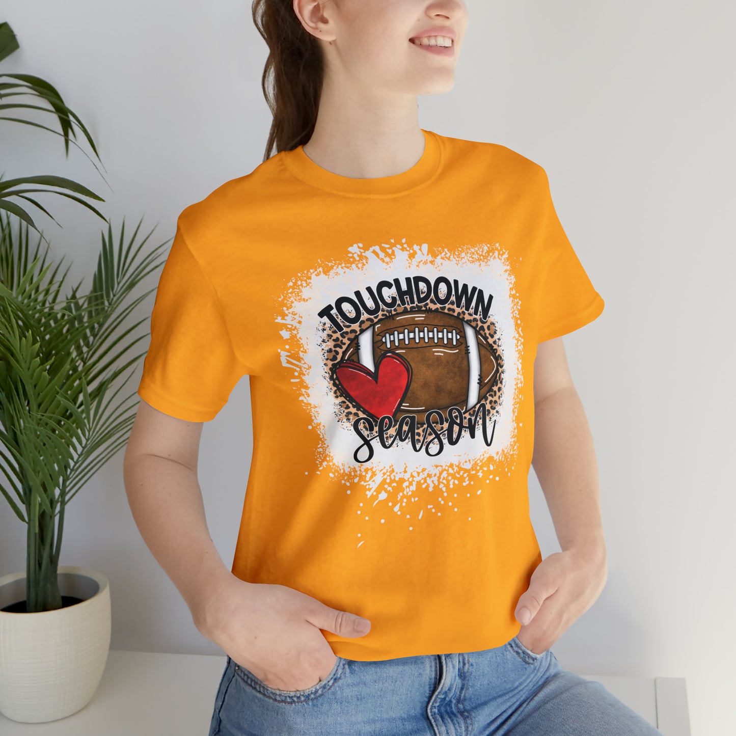 Unisex Touchdown Season Bella Canvas Short Sleeve Tee