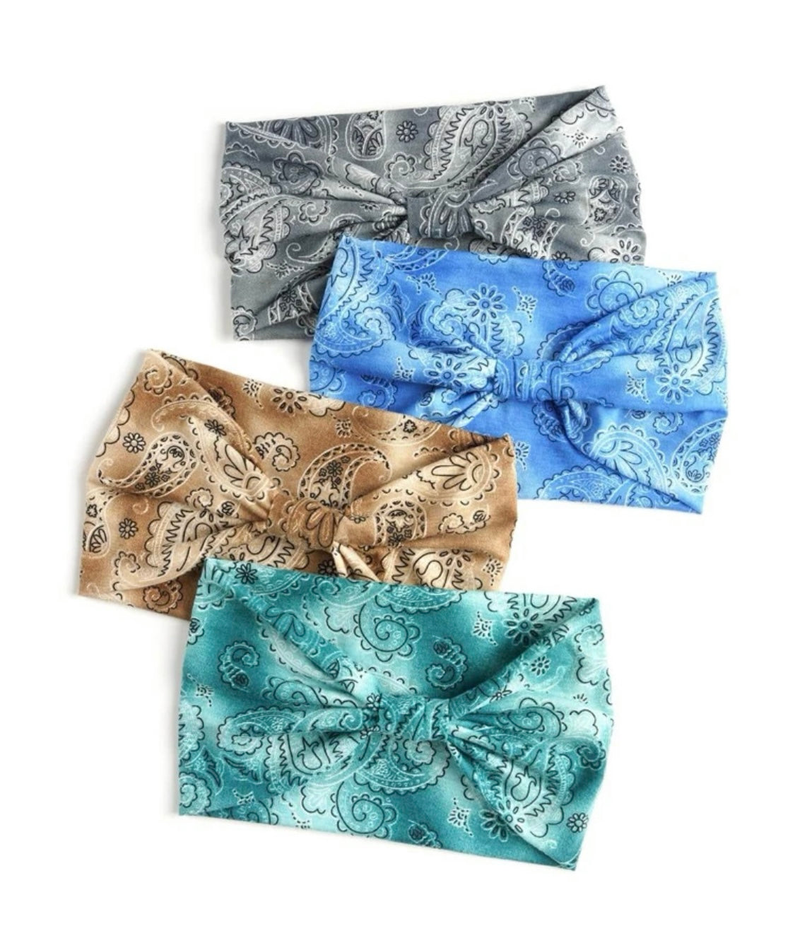 Ombré Boho Wide Headbands