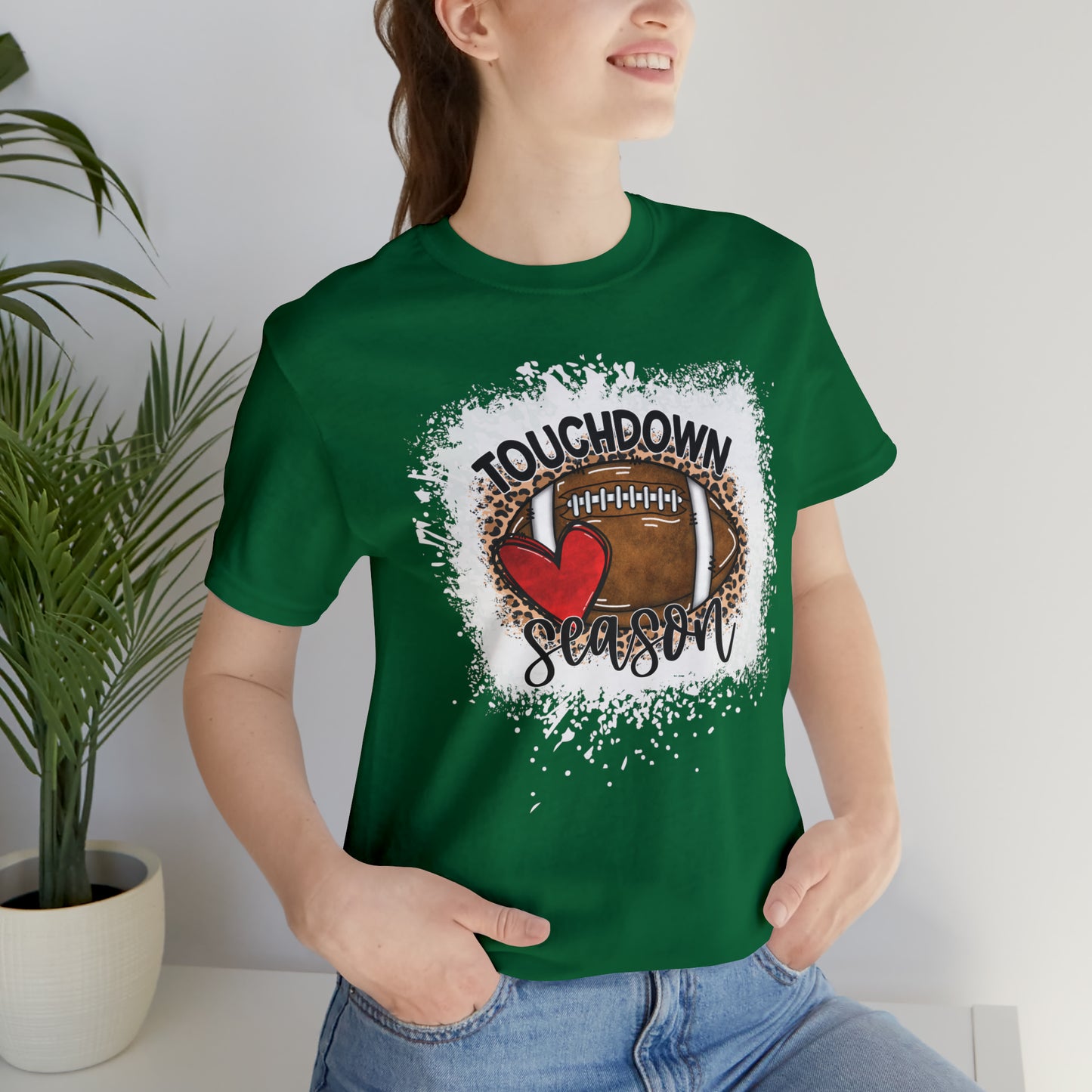 Unisex Touchdown Season Bella Canvas Short Sleeve Tee