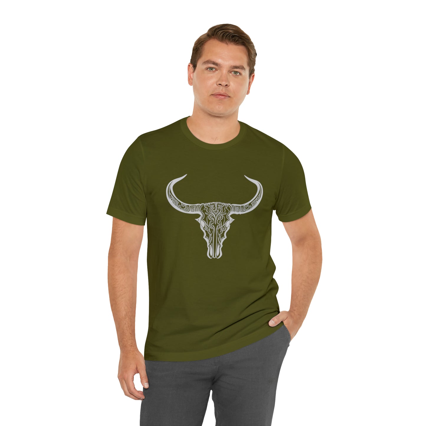 Longhorn Skull Unisex Short Sleeve Tee