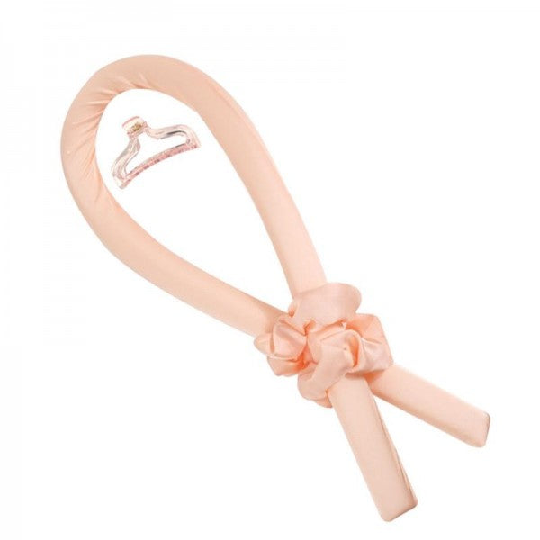 Solid Satin Heatless Hair Curler Sets