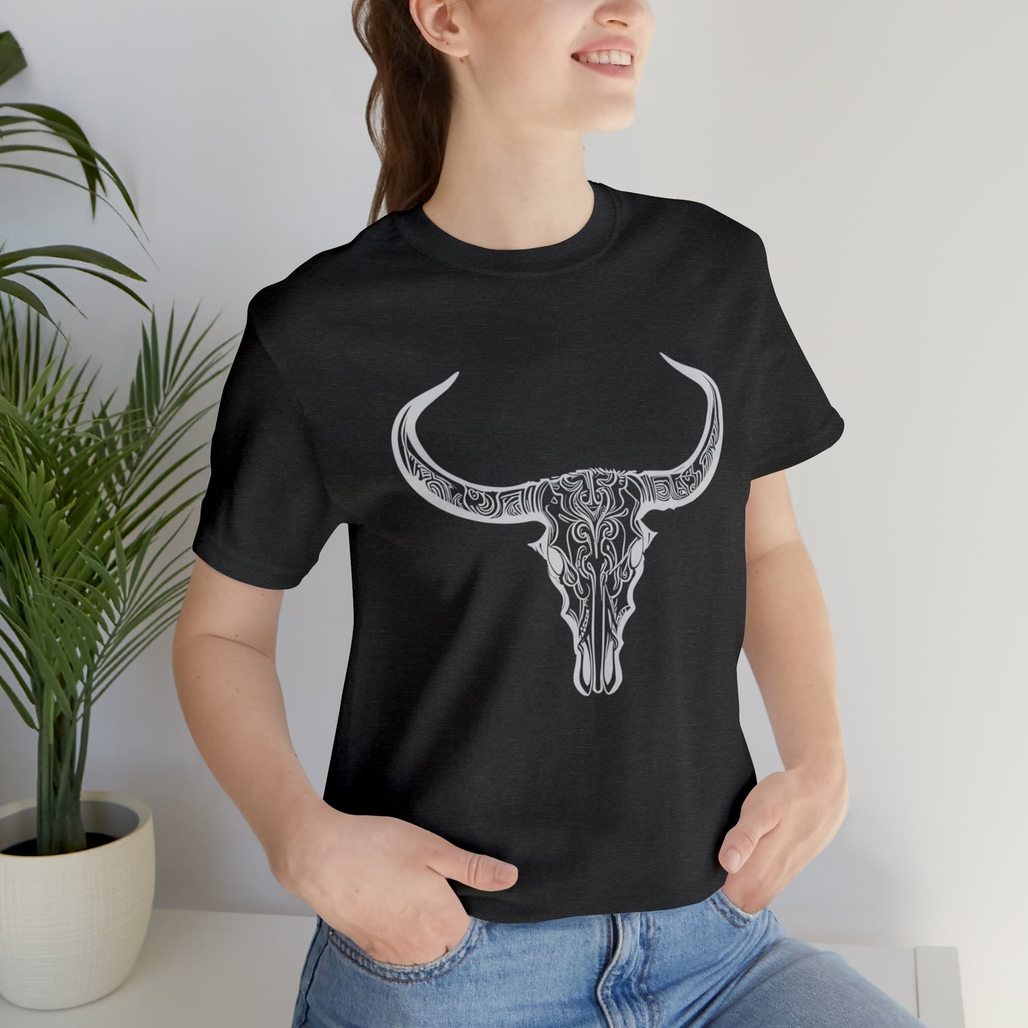 Longhorn Skull Unisex Short Sleeve Tee