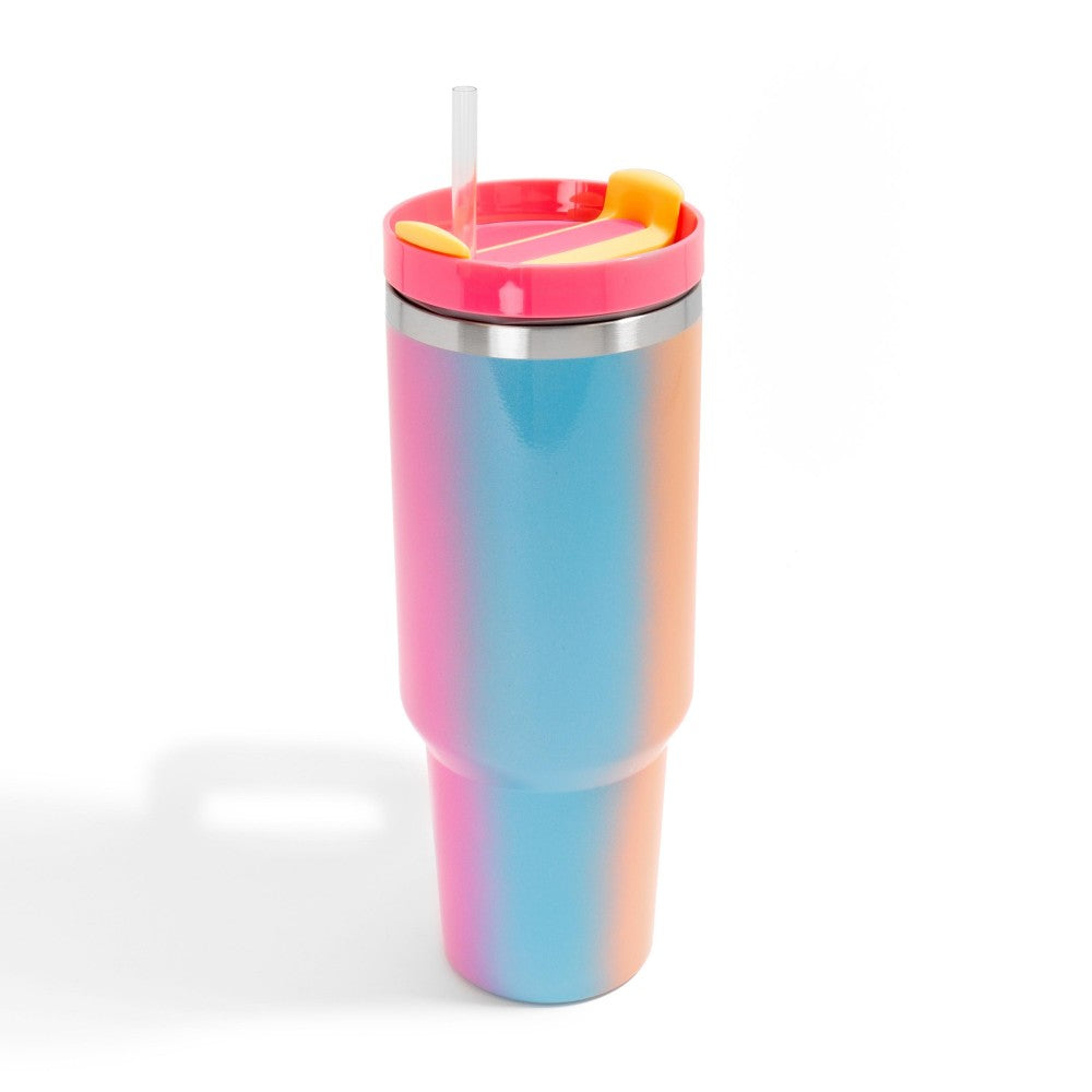 Metallic & Ombre 40oz Tumbler W/ Handle