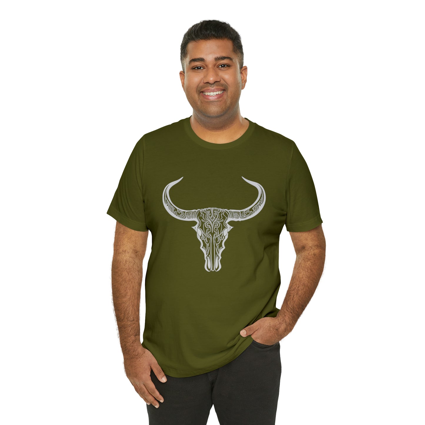Longhorn Skull Unisex Short Sleeve Tee