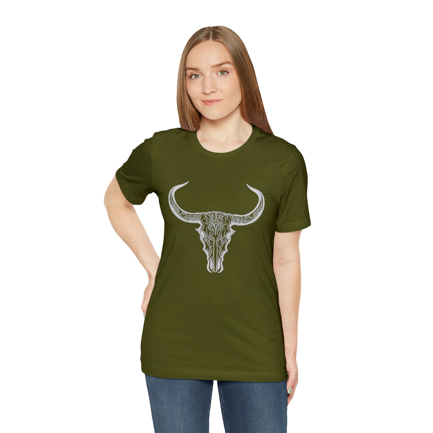 Longhorn Skull Unisex Short Sleeve Tee
