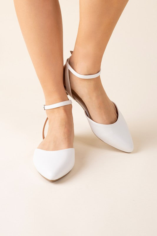 LINDEN ANKLE STRAP FLATS