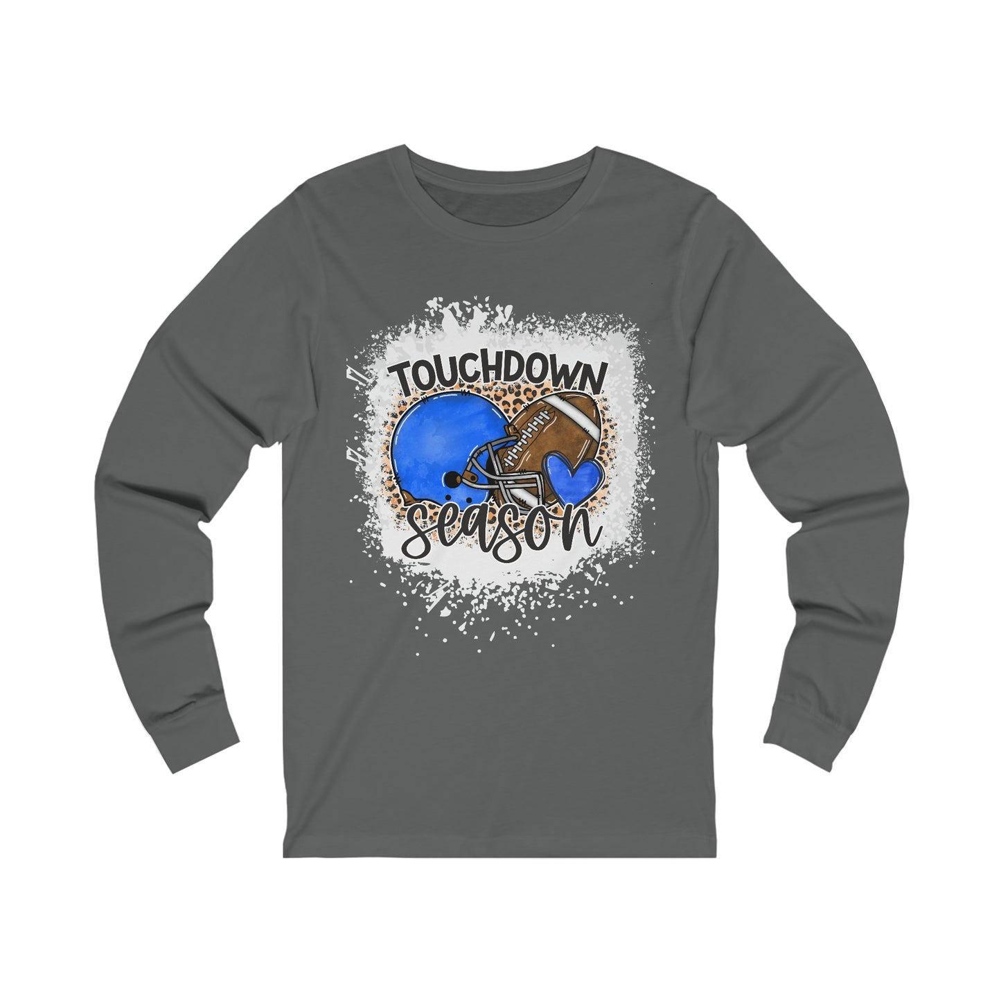 Unisex Touchdown Season Bella Canvas Long Sleeve Tee