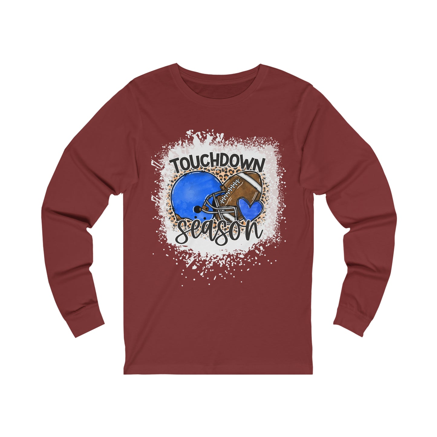 Unisex Touchdown Season Bella Canvas Long Sleeve Tee