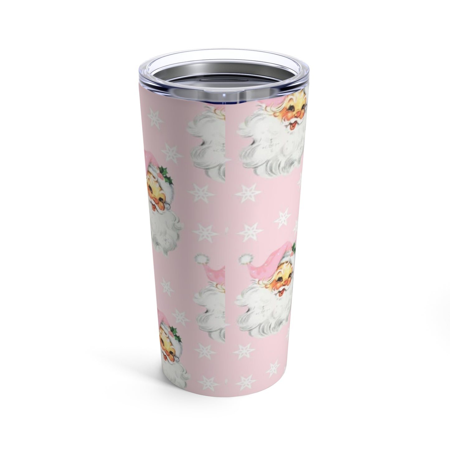 Pink Santa Tumbler 20oz