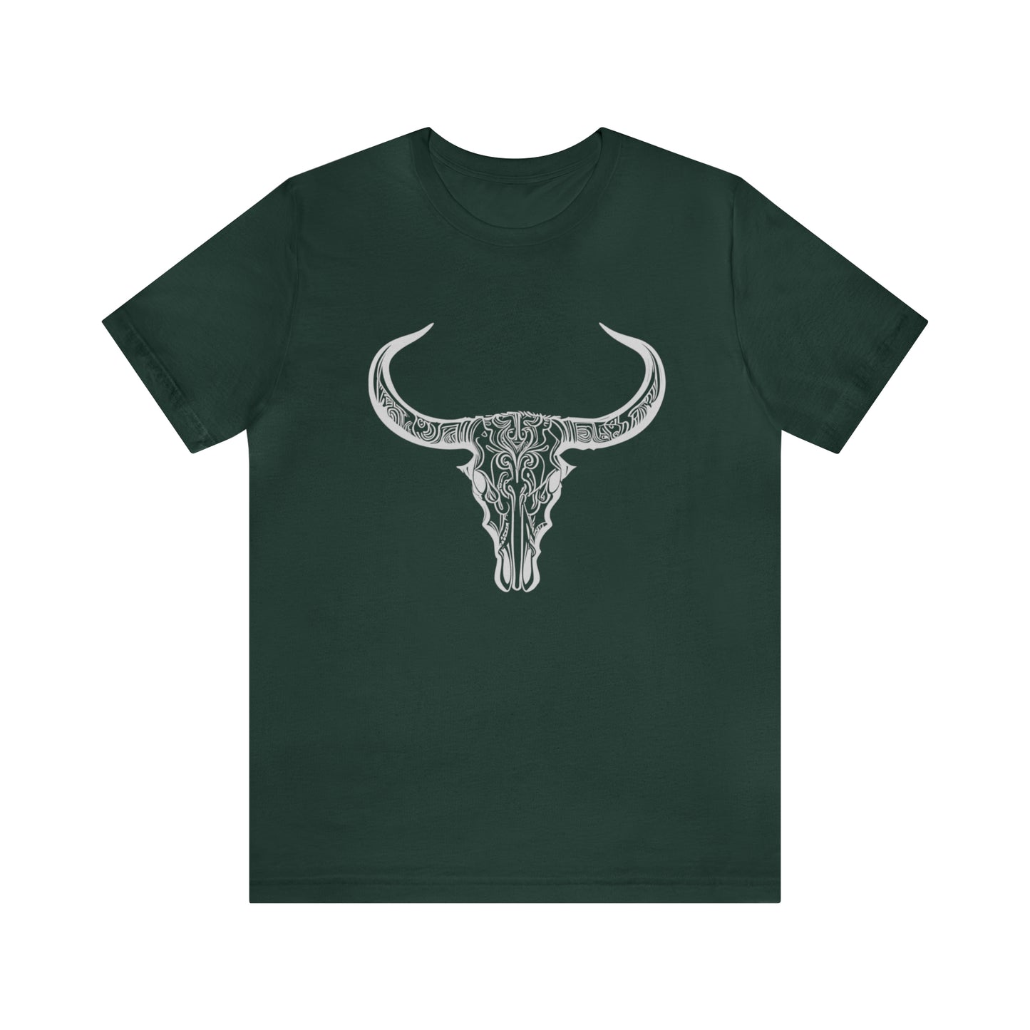 Longhorn Skull Unisex Short Sleeve Tee