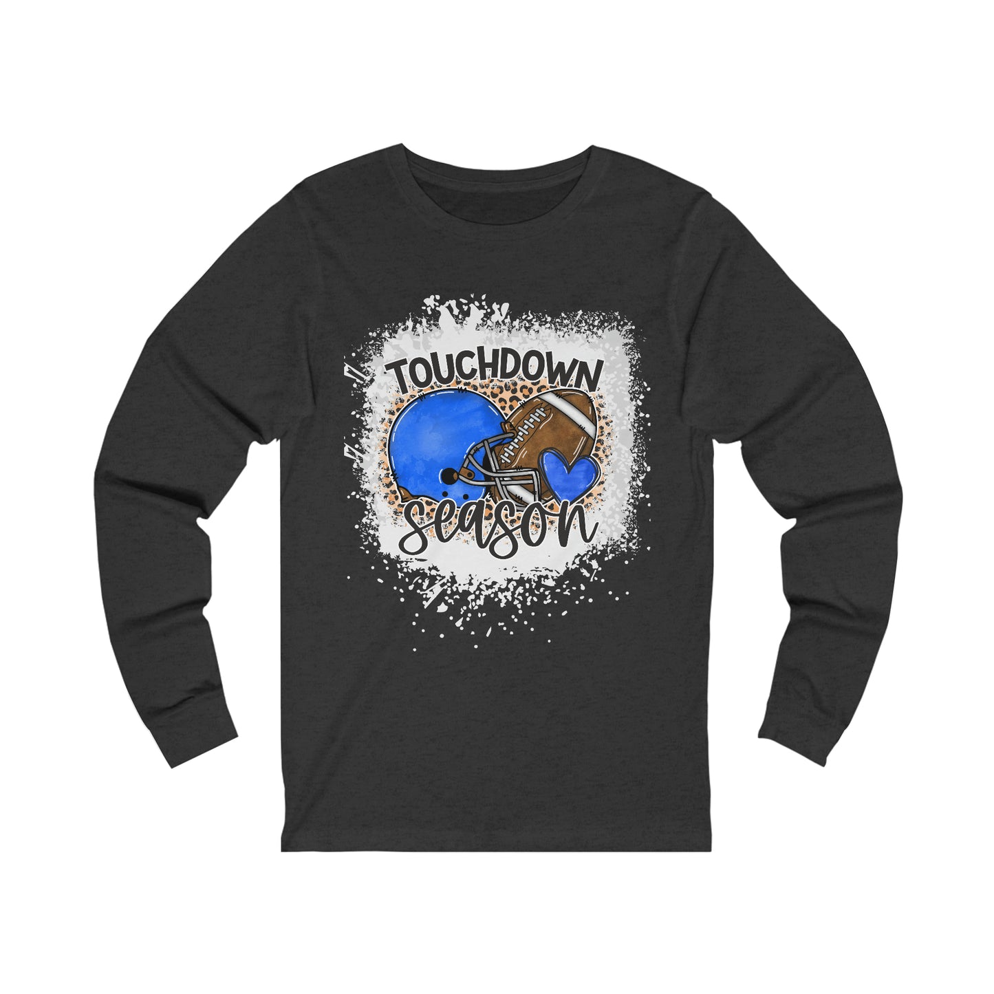 Unisex Touchdown Season Bella Canvas Long Sleeve Tee