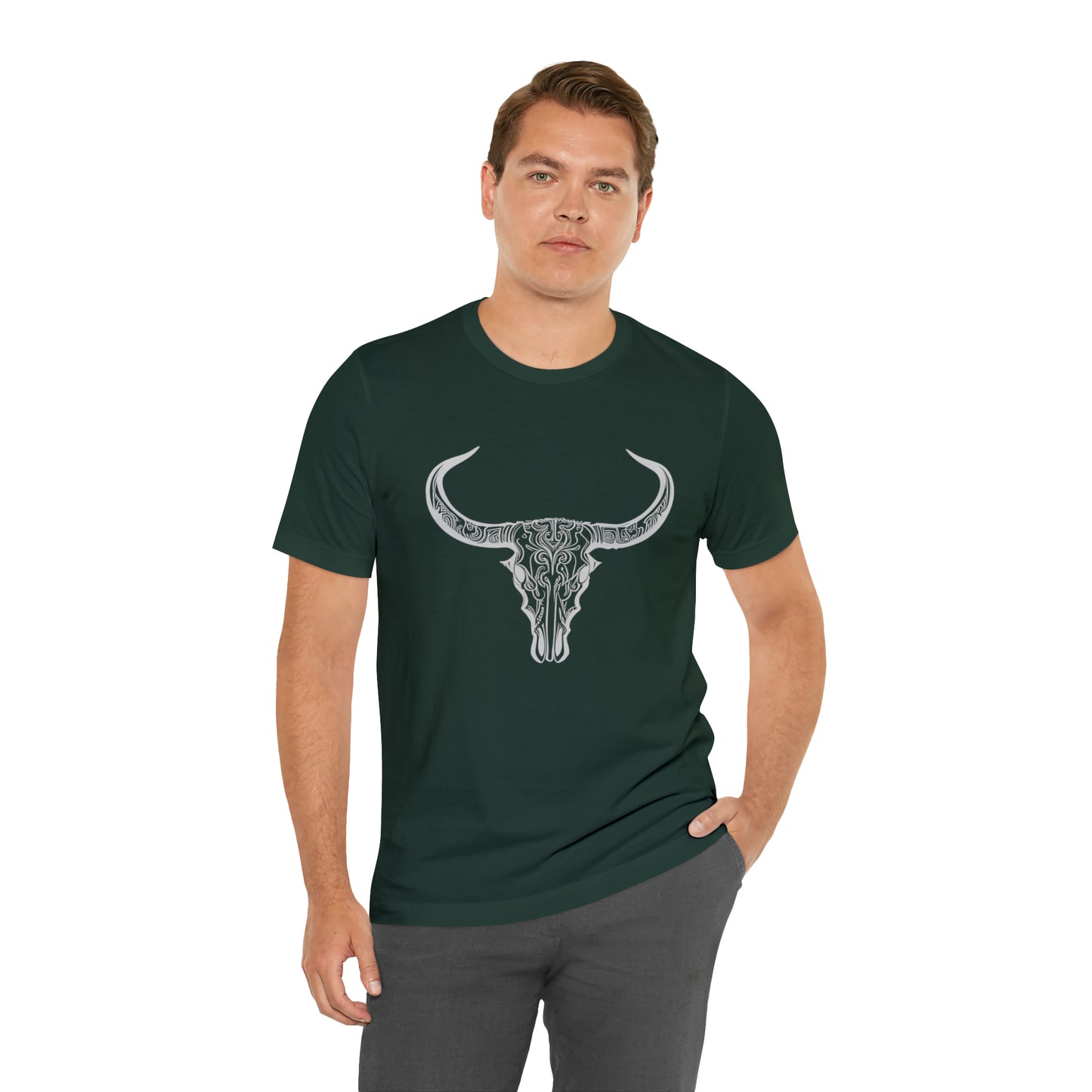 Longhorn Skull Unisex Short Sleeve Tee