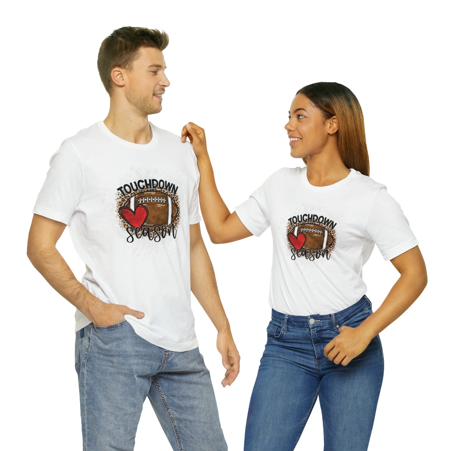 Unisex Touchdown Season Bella Canvas Short Sleeve Tee