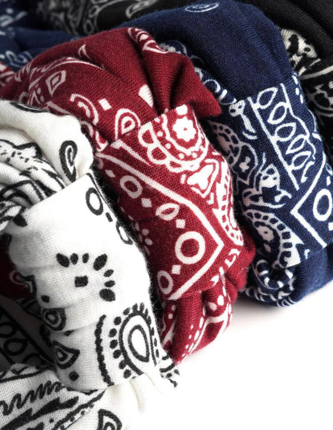 Bandana Print Yoga Headband
