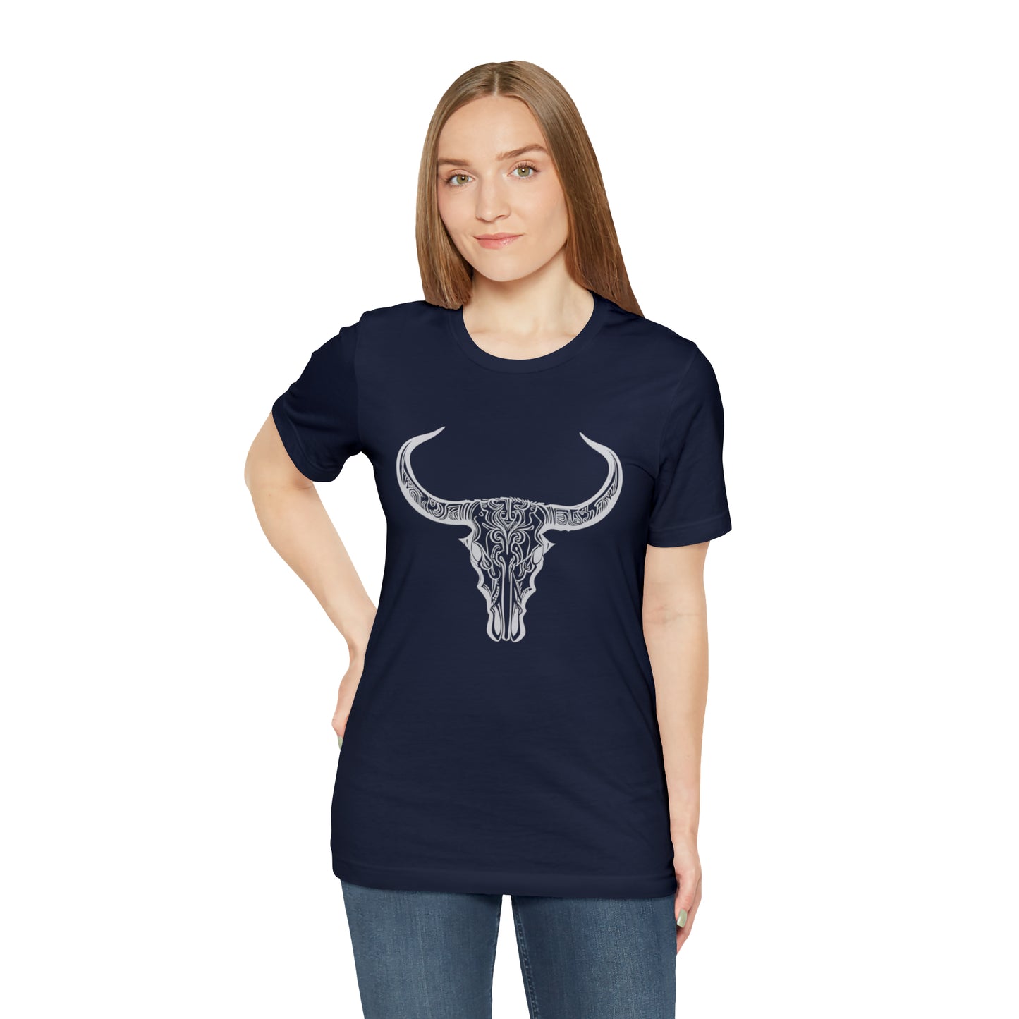 Longhorn Skull Unisex Short Sleeve Tee
