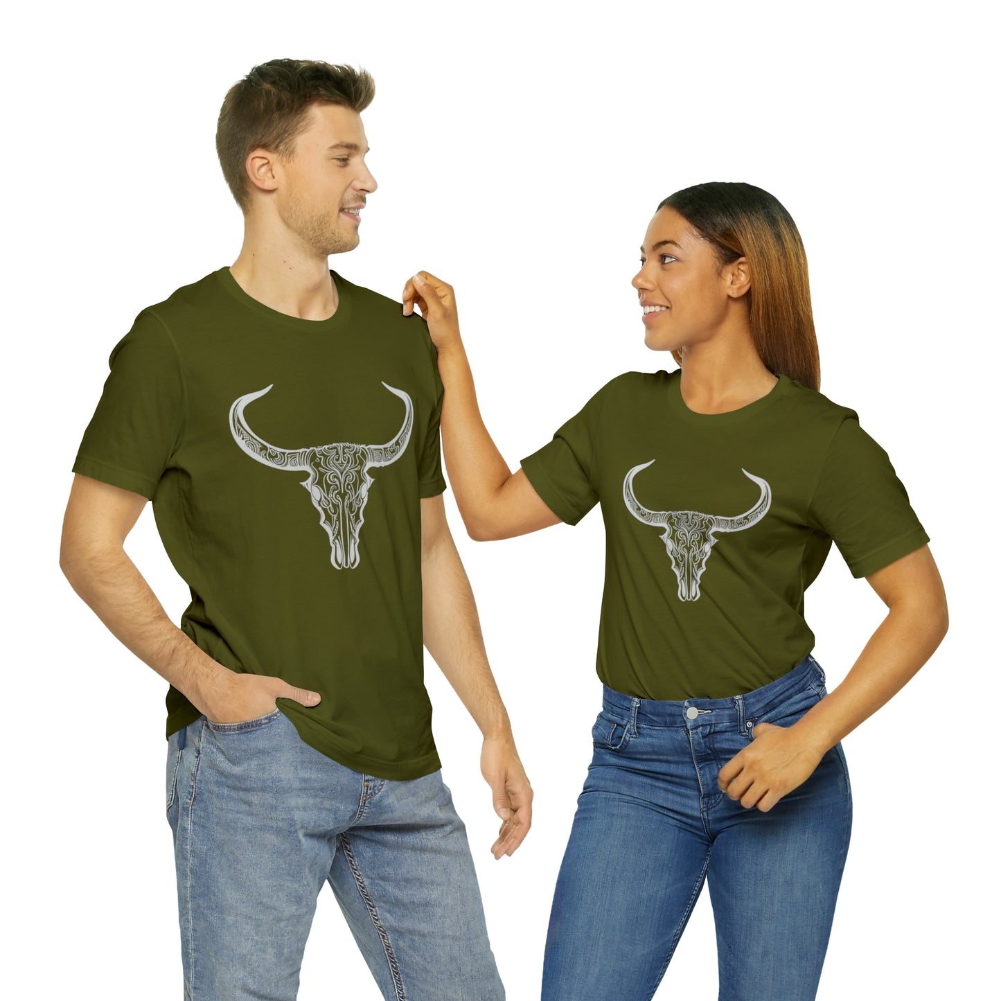 Longhorn Skull Unisex Short Sleeve Tee