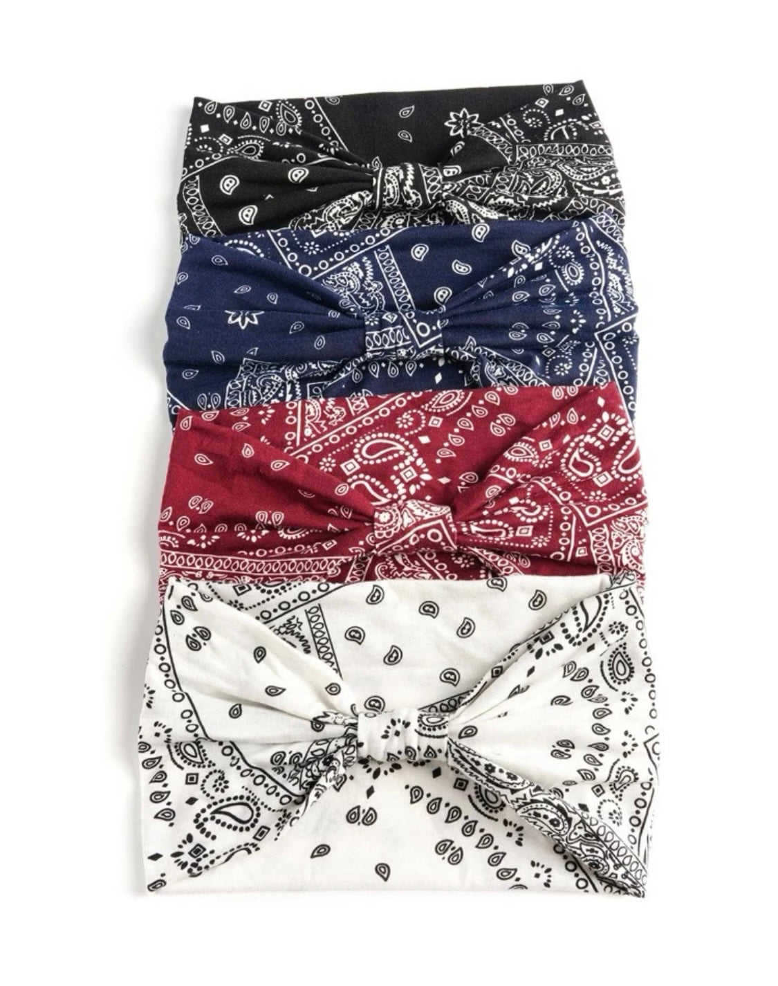 Bandana Print Yoga Headband