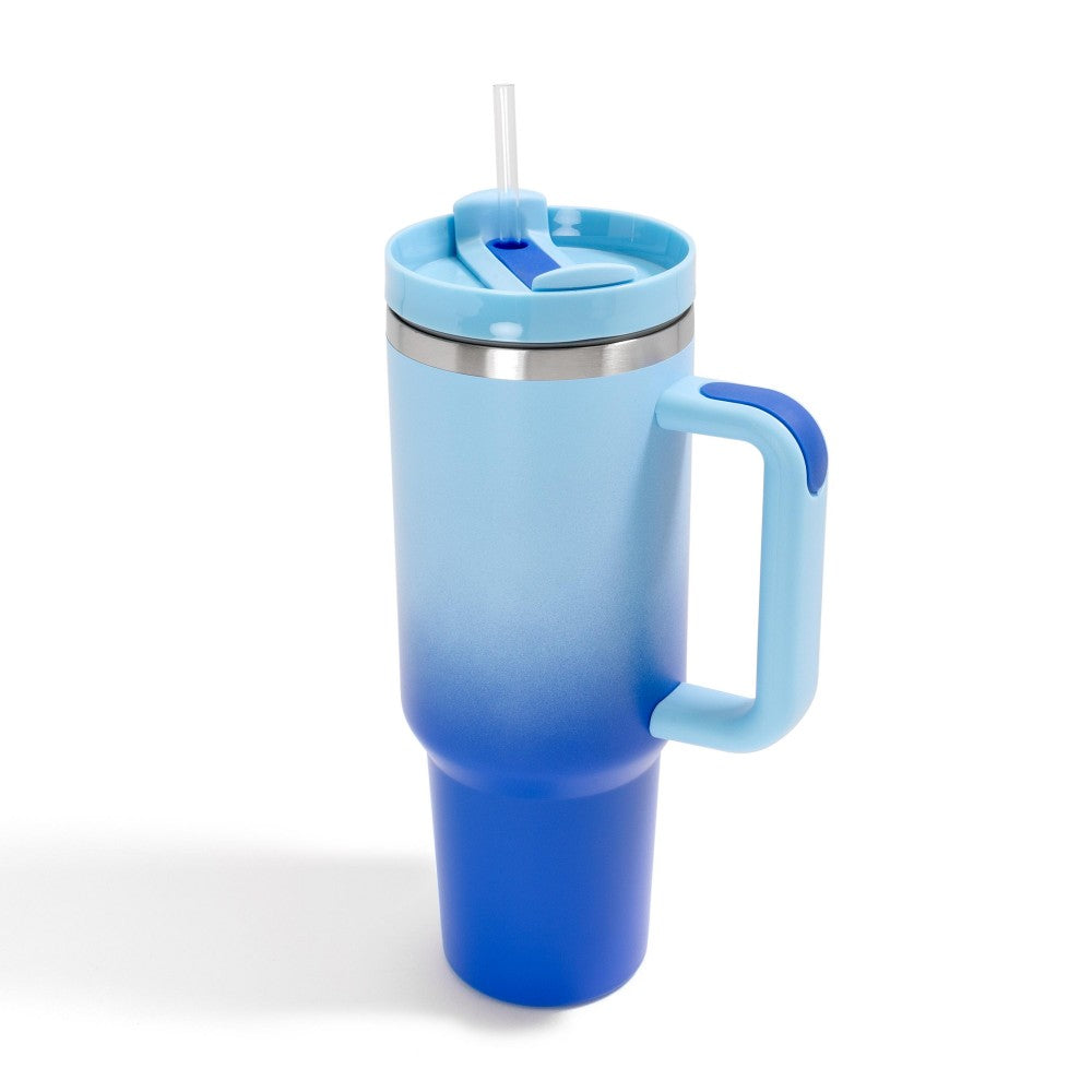 Metallic & Ombre 40oz Tumbler W/ Handle