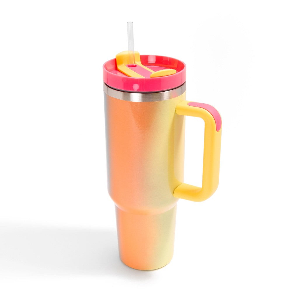 Metallic & Ombre 40oz Tumbler W/ Handle