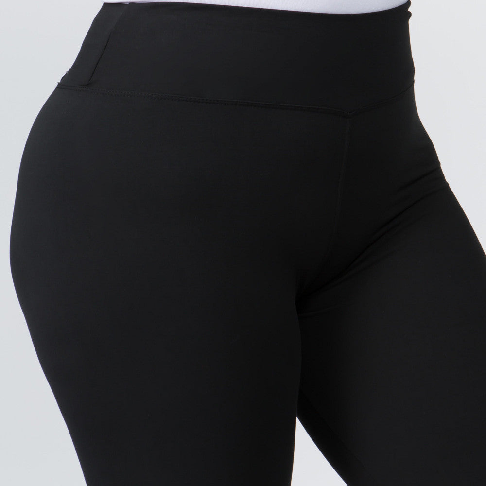 New Mix Peach Skin Leggings-Curvy